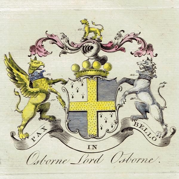 英国貴族の紋章 「Osborne Lord Osborne(オズボーン卿 英国貴族の紋章 「Osborne Lord Osborne(オズボーン卿
