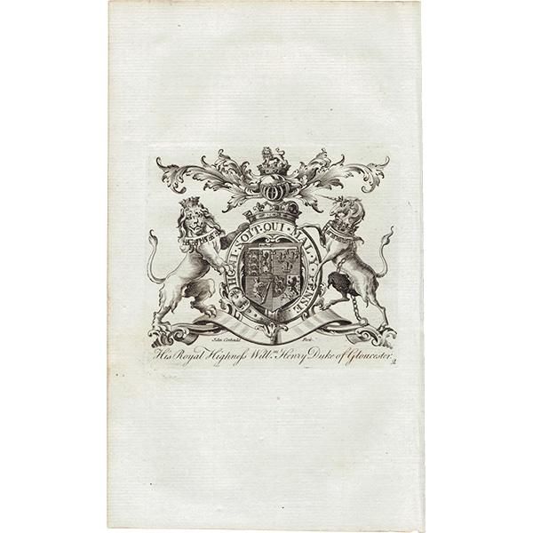 英国貴族の紋章 「His royal highness william Henry Duke of 英国貴族の紋章 「His royal highness william Henry Duke of