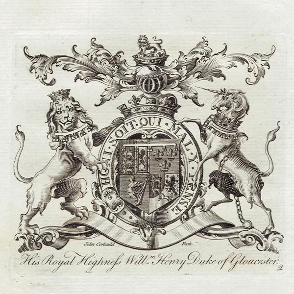 英国貴族の紋章 「His royal highness william Henry Duke of 英国貴族の紋章 「His royal highness william Henry Duke of