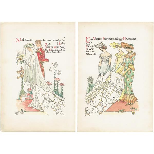 륿쥤Walter Crane A Flower Weddingʥեǥ󥰡ˡ   1905ǯ  | 1174