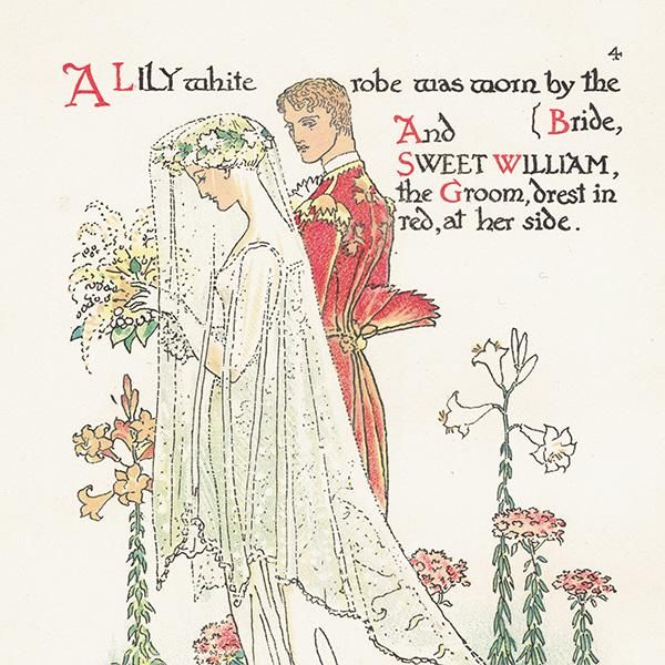 륿쥤Walter Crane A Flower Weddingʥեǥ󥰡ˡ   1905ǯ  | 1174