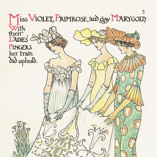 륿쥤Walter Crane A Flower Weddingʥեǥ󥰡ˡ   1905ǯ  | 1174