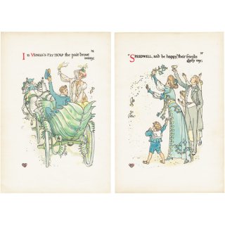 ウォルター・クレイン（Walter Crane） 「A Flower Wedding（フラワー・ウェディング）」   1905年 初版 | 1175