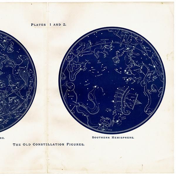 ŷʸء The Old Constellation FiguresʸŤ¤οޡ 1890ǯ ꥹ ƥ ץ | 0100-1