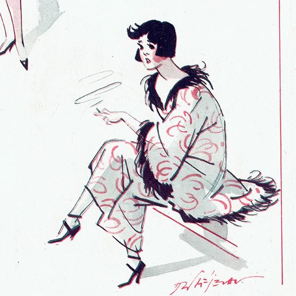 フランスの雑誌挿絵 1922年 ～LA VIE PARISIENNE～より（René