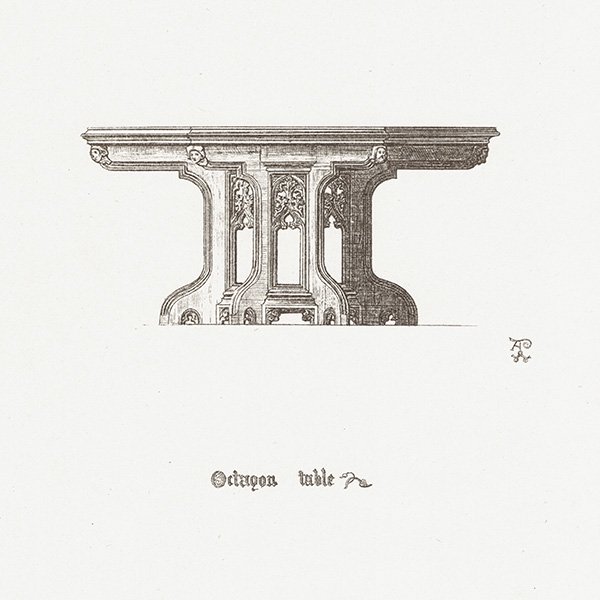 ʥ / 1516 Octagon Table ơ֥ ꥹ ƥ ǲ 1904ǯ  0210
