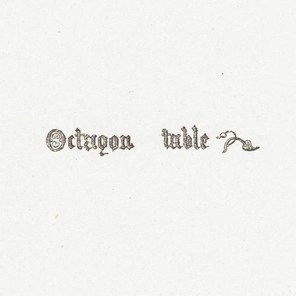 ʥ / 1516 Octagon Table ơ֥ ꥹ ƥ ǲ 1904ǯ  0210