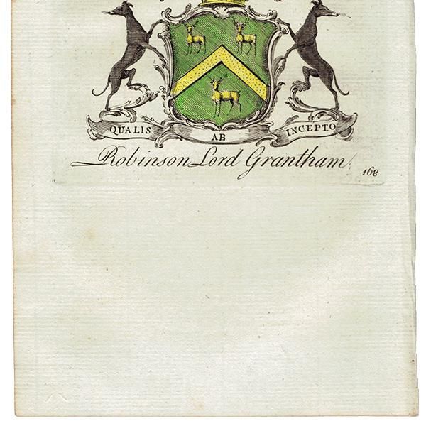 英国貴族の紋章 「Robinson Lord Grantham(グランサム卿 英国貴族の紋章 「Robinson Lord Grantham(グランサム卿