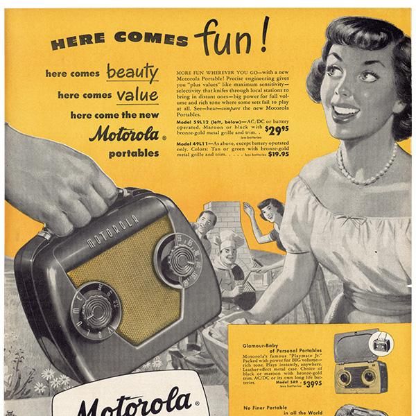 ꥫθŤ ȥ顼Motorola Portables 1949ǯ 0355