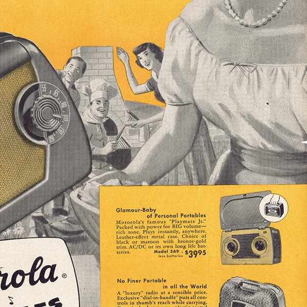 アメリカの古い雑誌より モトローラー（Motorola Portables） 1949年 0355