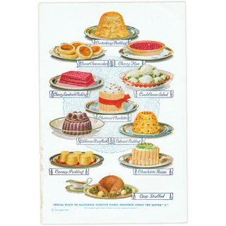 スイーツ / プディングやケーキなど イギリス アンティーク 1930年代 1002
