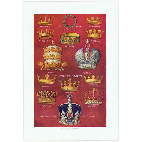 古代と現代の王冠（Crowns Ancient and Modern.）イギリス