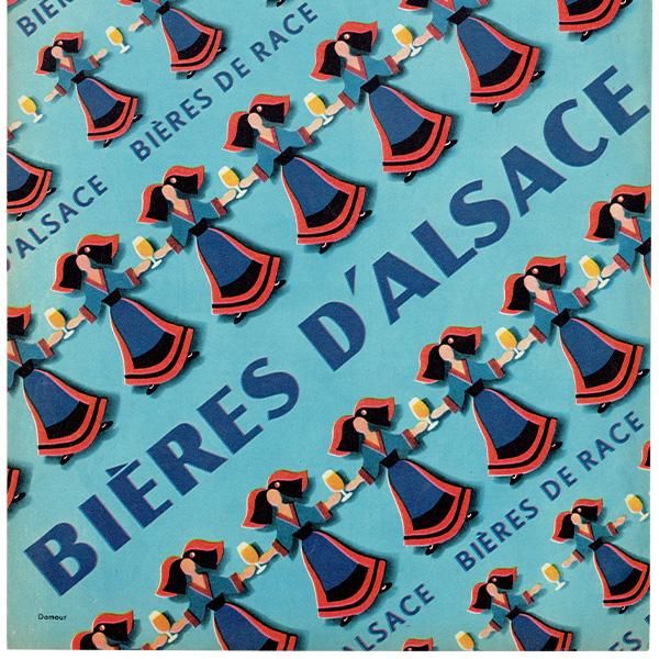 BIÈRES D'ALSACE 륶 ӡΥơ 1958ǯ  0374