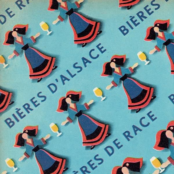 BIÈRES D'ALSACE 륶 ӡΥơ 1958ǯ  0374