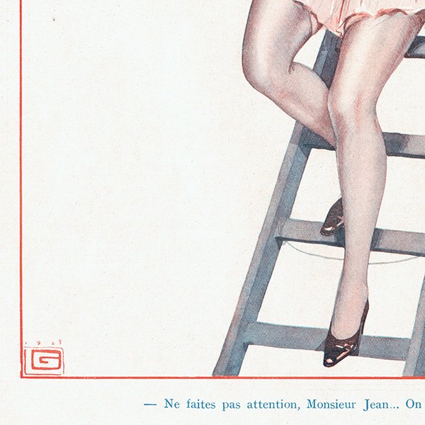 フランスの雑誌挿絵 1928年 〜LA VIE PARISIENNE〜より（ジョルジュ・レオネック/Georges Léonnec）0617