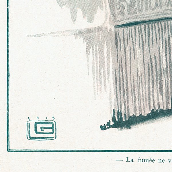 フランスの雑誌挿絵 1928年 〜LA VIE PARISIENNE〜より（ジョルジュ・レオネック/Georges Léonnec）0618