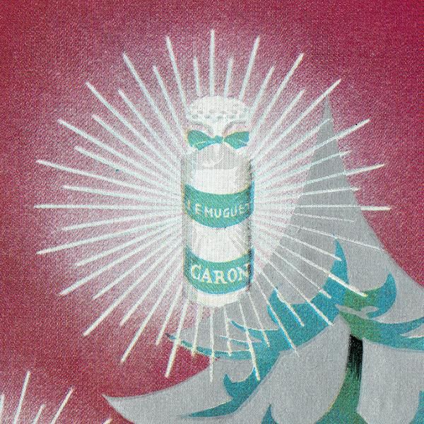 フランス ヴィンテージ広告 / CARON キャロン 香水 クリスマス