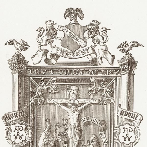 ʥ / 1516 End piece Armorial Design ꥹȤ ꥹ ƥ ǲ 1904ǯ  0251