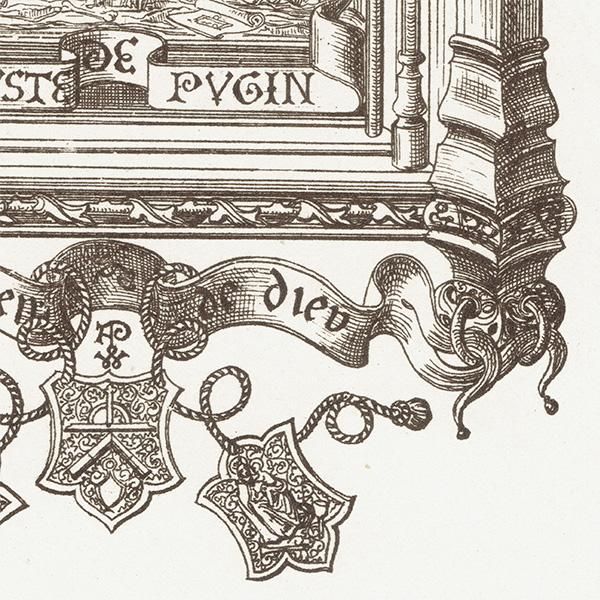 ʥ / 1516 End piece Armorial Design ꥹȤ ꥹ ƥ ǲ 1904ǯ  0251