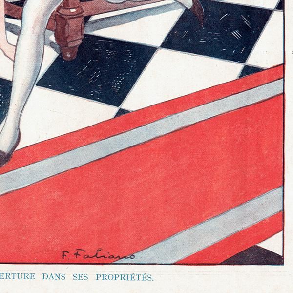 フランスの雑誌挿絵 ～LA VIE PARISIENNE～より（ファビアン