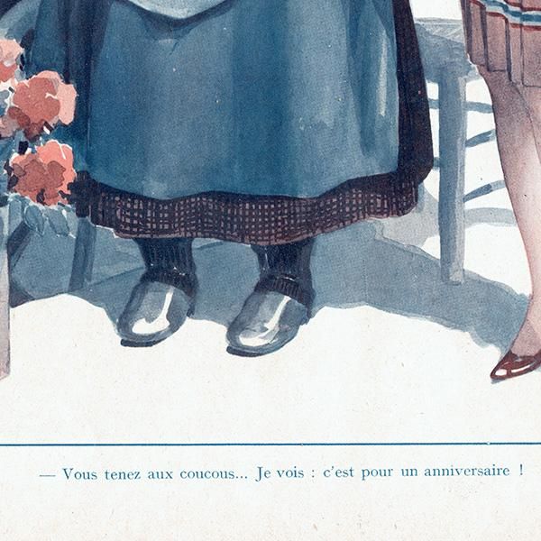フランスの雑誌挿絵 1928年 ～LA VIE PARISIENNE～より
