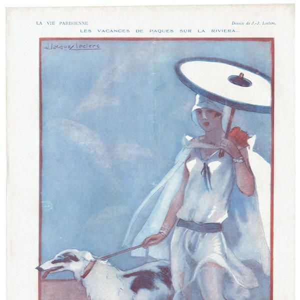 フランスの雑誌挿絵 1928年 ～LA VIE PARISIENNE～より（Julien