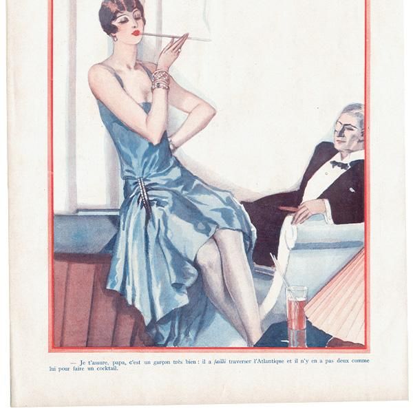 フランスの雑誌挿絵 1928年 ~LA VIE PARISIENNE~より(Julien Jacques Leclerc)0627 フランスの雑誌挿絵 1928年 ~LA VIE PARISIENNE~より(Julien Jacques Leclerc)0627