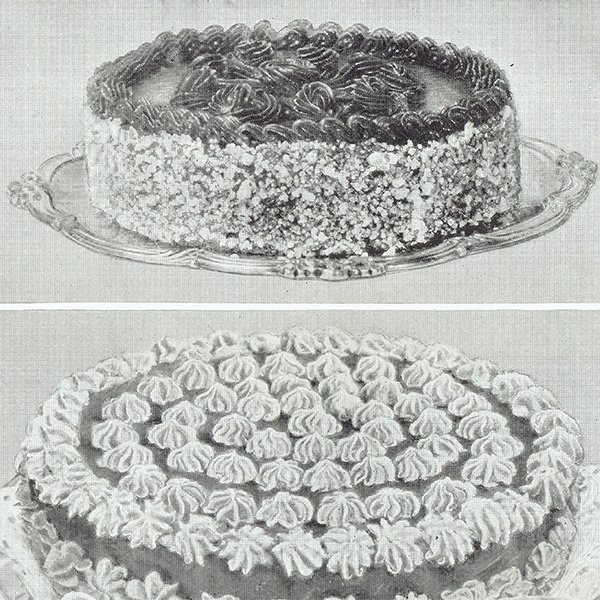ミセスビートンの家政読本より  CAKES(ケーキ) 1906年 イギリスアンティークプリント 0120