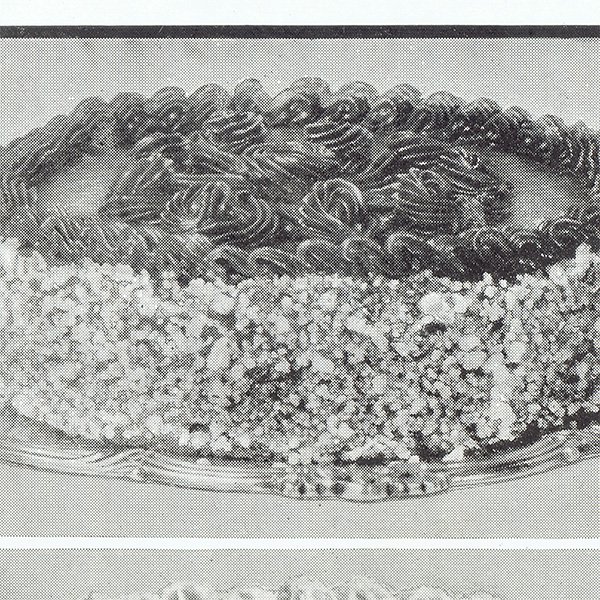 ミセスビートンの家政読本より  CAKES(ケーキ) 1906年 イギリスアンティークプリント 0120