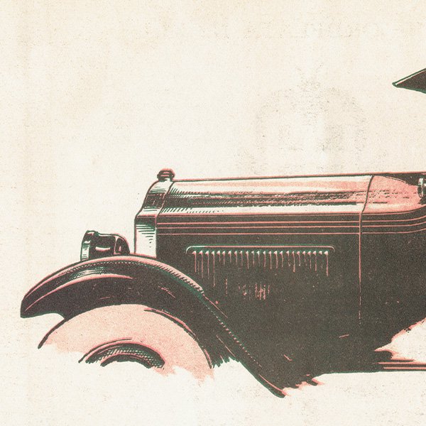 ビュイック (Buick) 1925年 スウェーデンの古い車の広告（ヴィンテージ広告） 0190