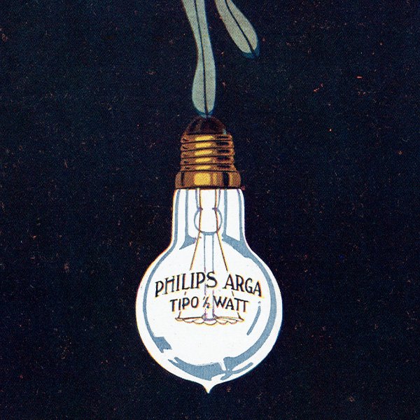 PHILIPS （フィリップス）電球 ヴィンテージ広告 / 1919年 0420