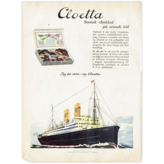 ǥ Cloetta 祳졼  ơ ̲ǥ / 1925ǯ 0421