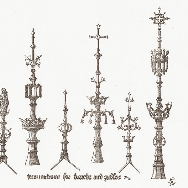 ʥ / 1516 Terminations for Turrets and Gables ꥹ ƥ ǲ 1904ǯ 0262<img class='new_mark_img2' src='https://img.shop-pro.jp/img/new/icons5.gif' style='border:none;display:inline;margin:0px;padding:0px;width:auto;' />