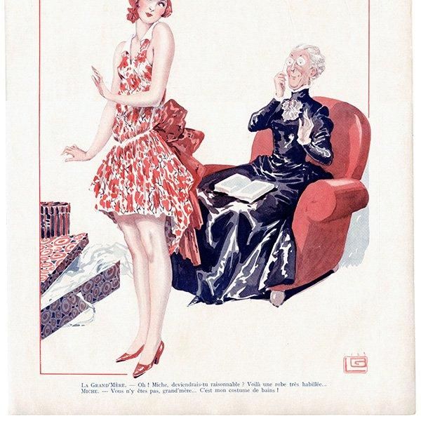 ե󥹤λ޳ 1928ǯ LA VIE PARISIENNEʥ른塦쥪ͥå/Georges Léonnec0641