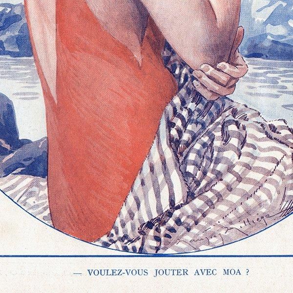ե󥹤λ޳ 1928ǯ LA VIE PARISIENNEʥ⡼ꥹߥꥨ/Maurice Milliere0643