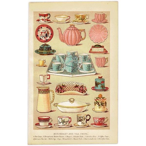 ߥӡȥβܤ BREAKFAST AND TEA CHINA 1895ǯ ꥹƥץ 0135