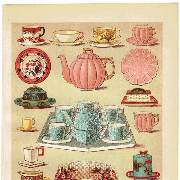 ߥӡȥβܤ BREAKFAST AND TEA CHINA 1895ǯ ꥹƥץ 0135