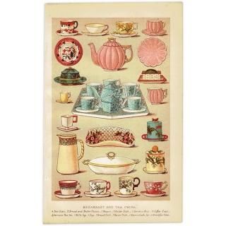 ߥӡȥβܤ BREAKFAST AND TEA CHINA 1895ǯ ꥹƥץ 0135