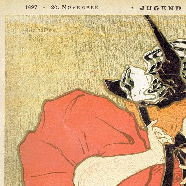 ドイツのイラスト文芸雑誌JUGEND（ユーゲント）アールヌーヴォー