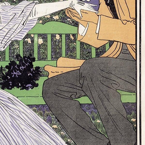 ドイツのイラスト文芸雑誌JUGEND（ユーゲント）アールヌーヴォー  1897-9-4 NR.36  0131