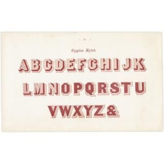 ե٥å Egyptian Shaded ץ ꥹ ƥץ 1900ǯ 1006
