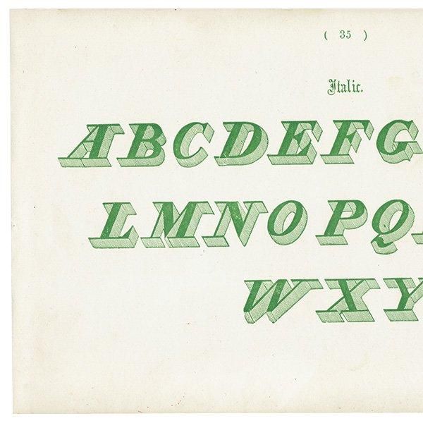 ե٥å եΥ Italic ݥե ꥹ ƥץ 1900ǯ 1014