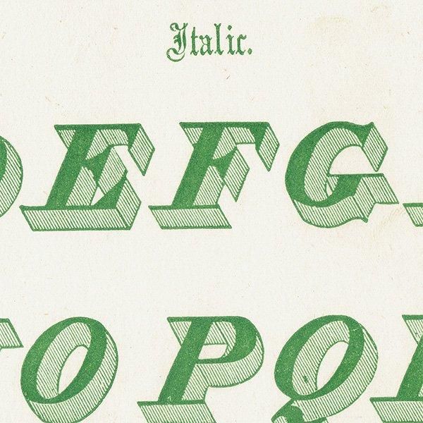 ե٥å եΥ Italic ݥե ꥹ ƥץ 1900ǯ 1014