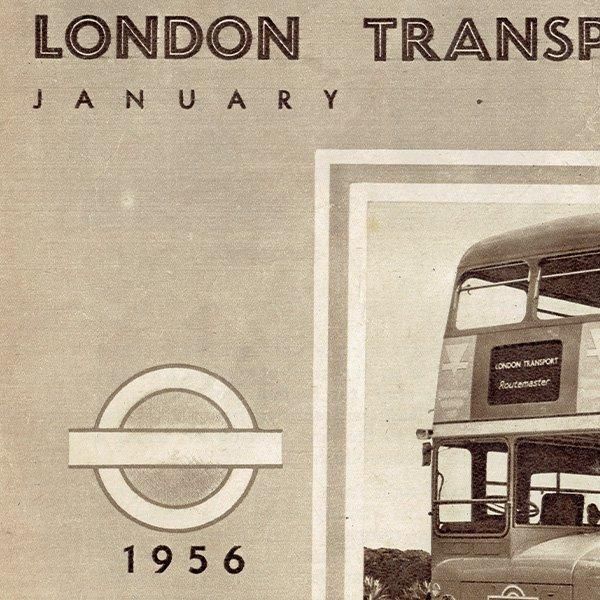 LONDON TRANSPORT MAGAZINE ɥ̶ɤλ 1956ǯ1 1003