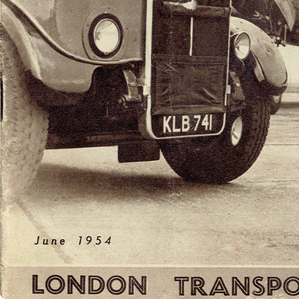 LONDON TRANSPORT MAGAZINE ɥ̶ɤλ 1954ǯ6 1005