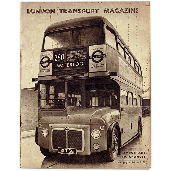 LONDON TRANSPORT MAGAZINE ɥ̶ɤλ 1957ǯ3 1006