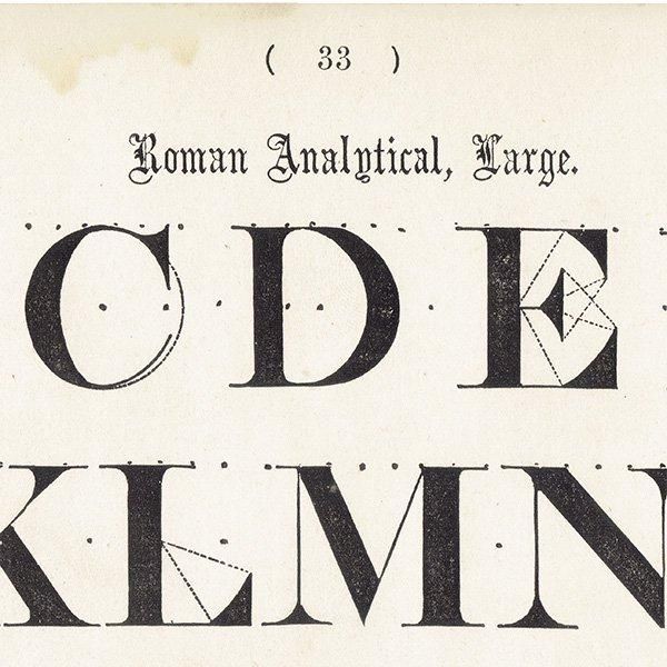 ե٥å Roman Analgtical, Large ʸ ݥե ꥹ ƥץ 1900ǯ 1020