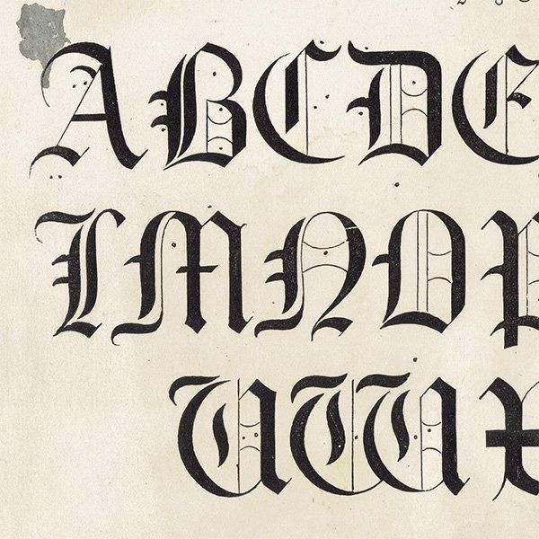 ե٥å Old English Analgtical, Large ʸ ݥե ꥹ ƥץ 1900ǯ 1021