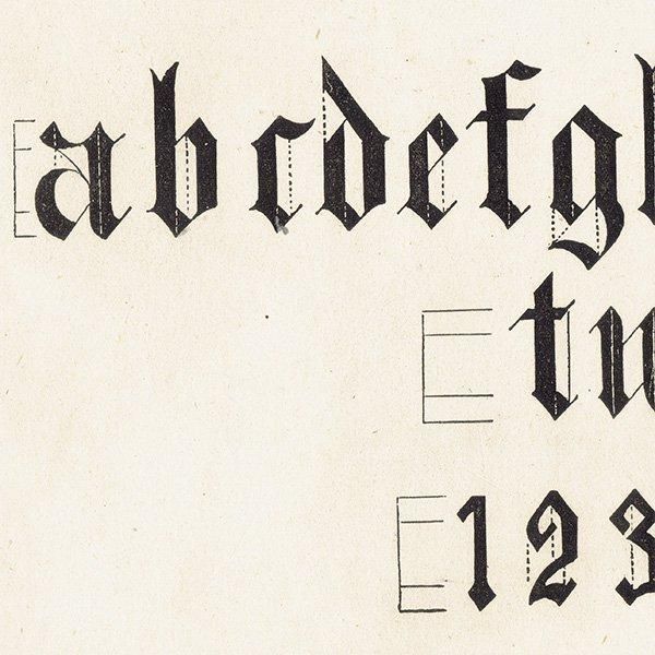 ե٥å Old English Analgtical, Small ʸ ݥե ꥹ ƥץ 1900ǯ 1022