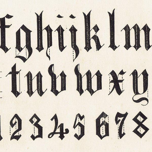 ե٥å Old English Analgtical, Small ʸ ݥե ꥹ ƥץ 1900ǯ 1022